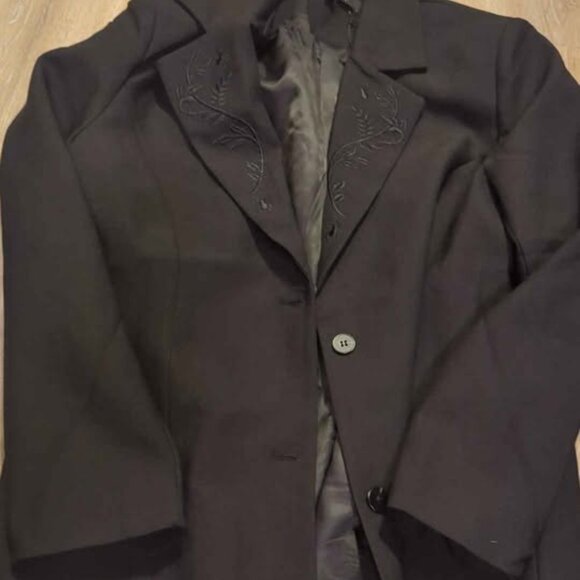 Disturbia funnelw eb embroidered relaxed blazer size 6 new - Picture 2 of 5